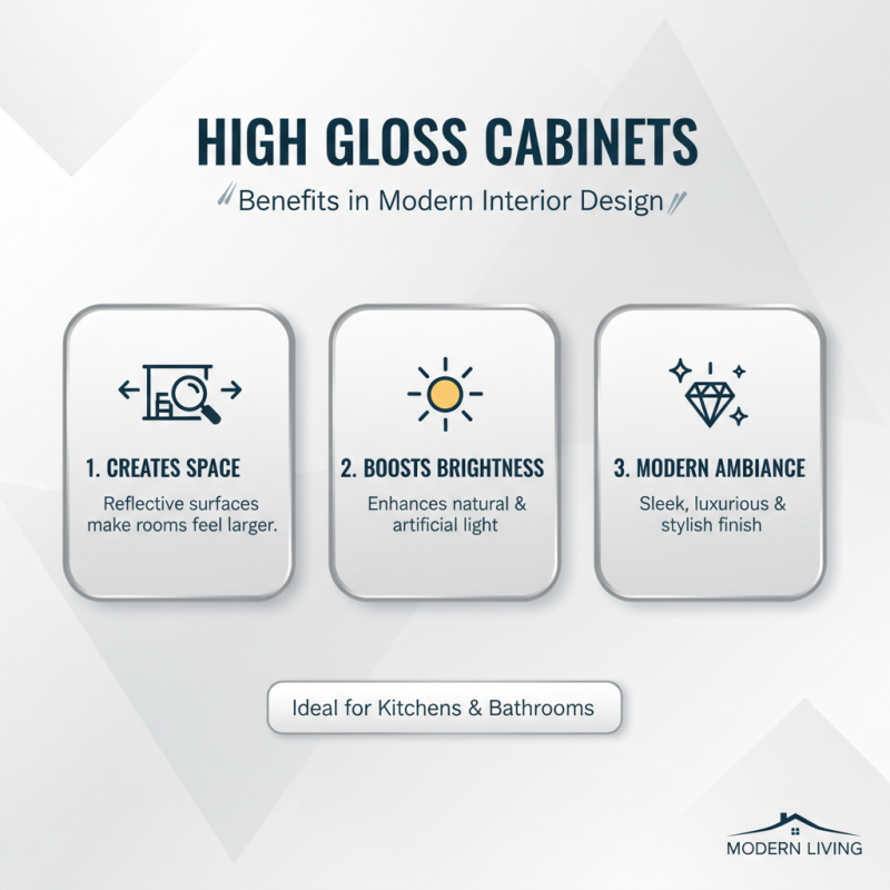What are High Gloss Cabinets Benefits and Features?