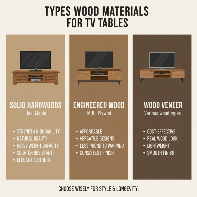 How to Choose the Best Wooden TV Table for Your Home?