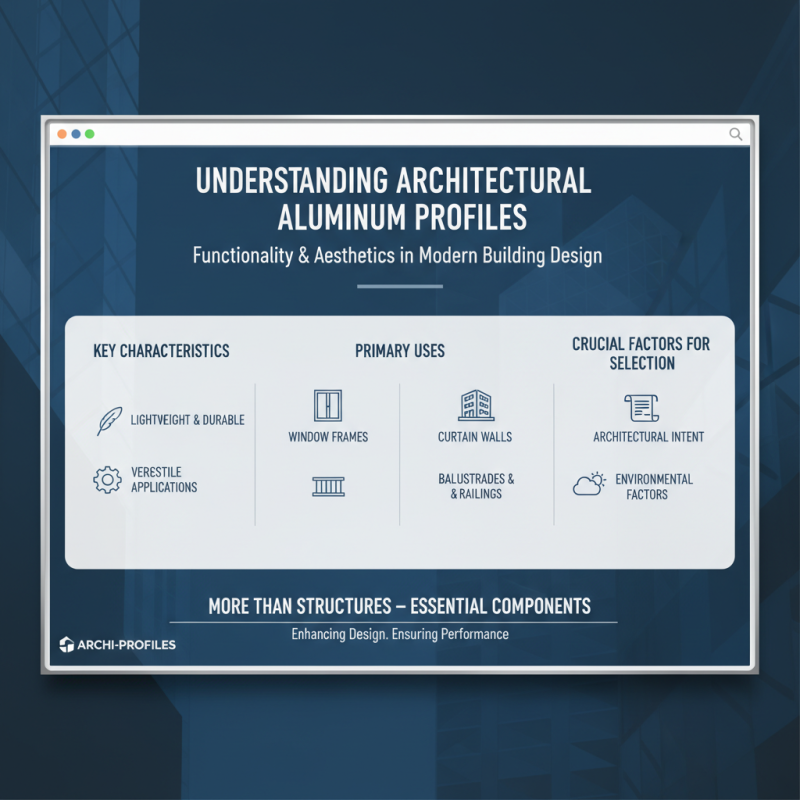 Top 10 Architectural Aluminum Profiles for Your Next Project?