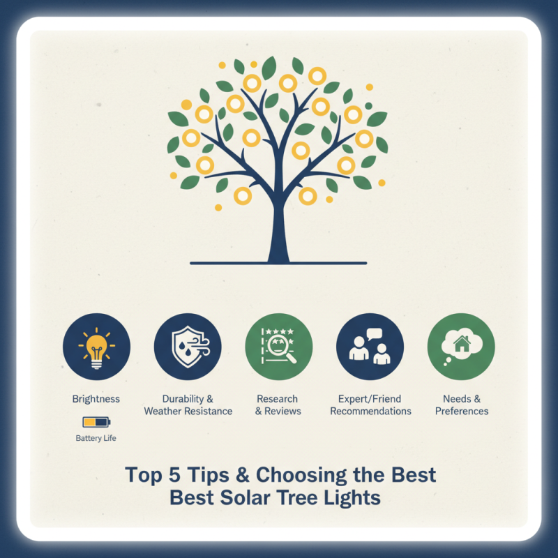 Top 5 Tips for Choosing the Best Solar Tree Lights?