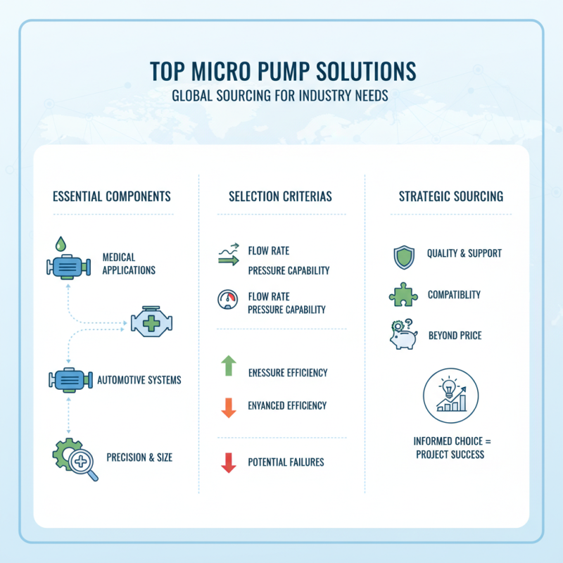 Top Micro Pump Solutions for Your Global Sourcing Needs?