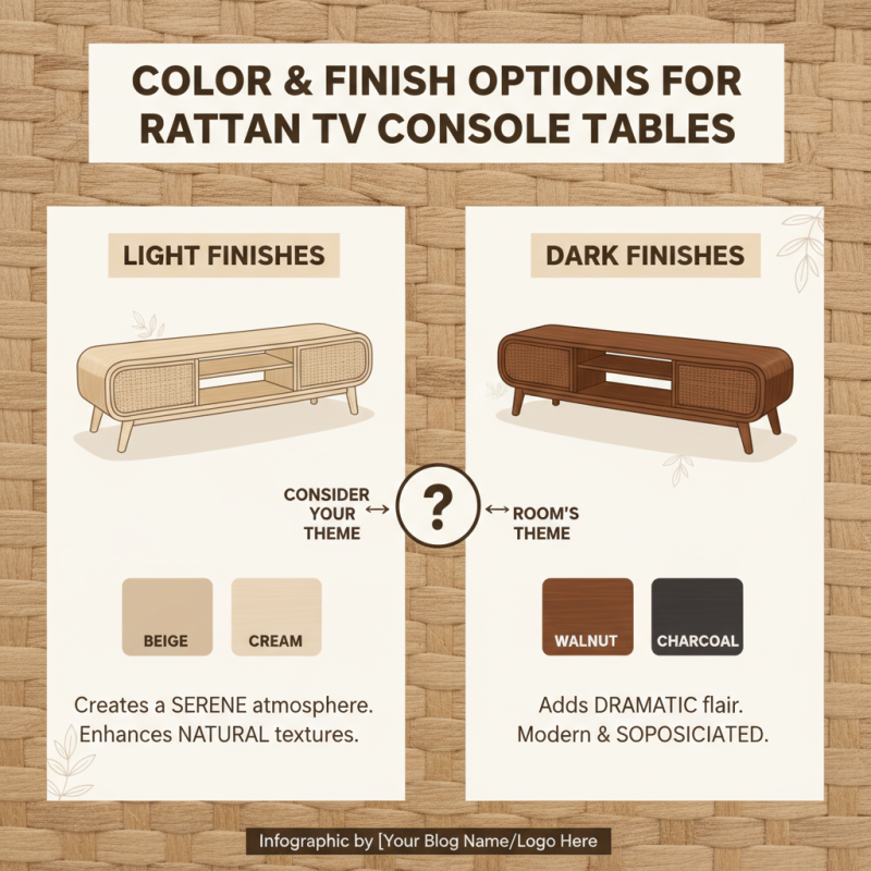 Top 10 Rattan TV Console Table Designs for Stylish Living Spaces?