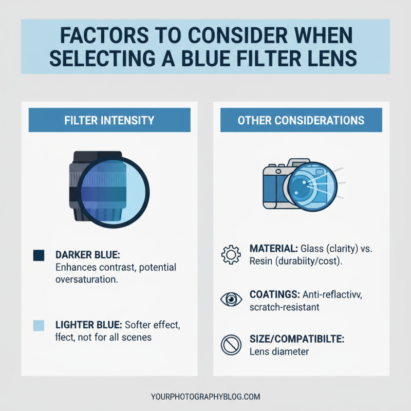 Best Blue Filter Lens for Photography and Video Shooting?