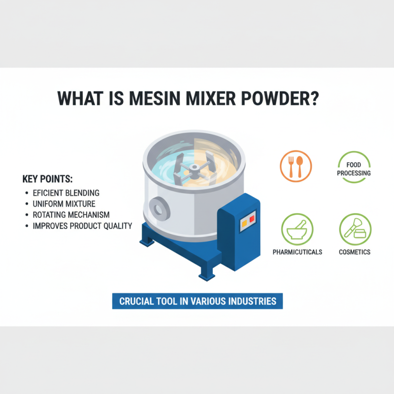 What is Mesin Mixer Powder and How Does it Work?