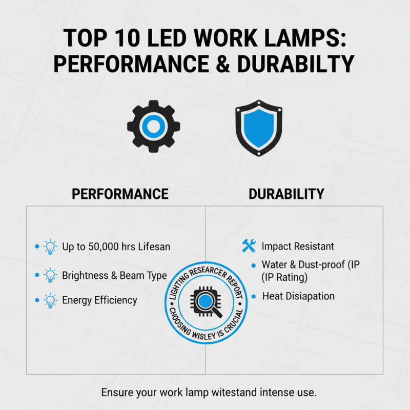 Top 10 LED Work Lamps for Your Next Project Needs?