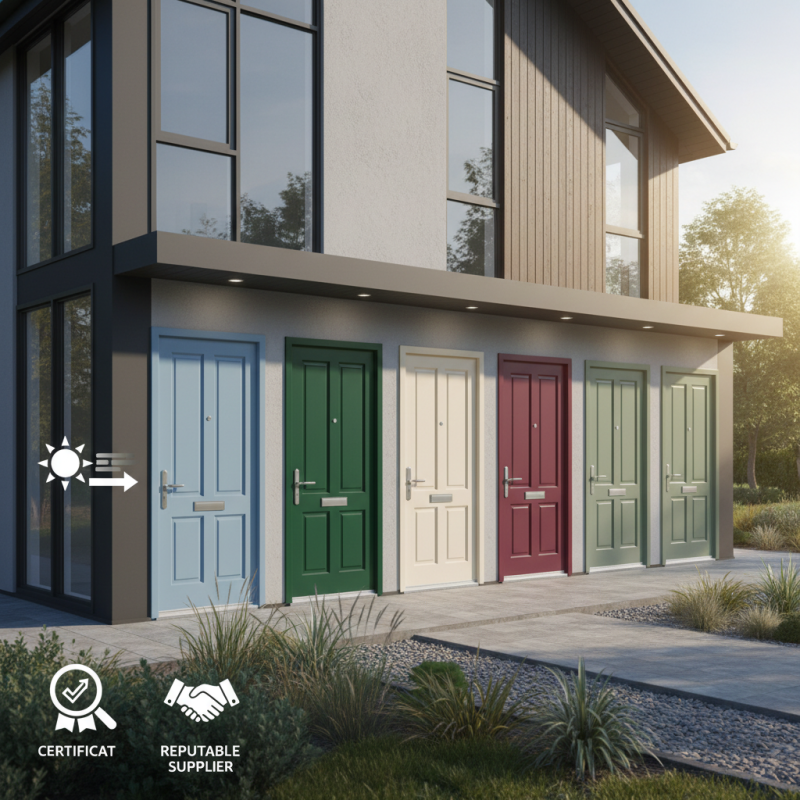 How to Choose the Right Coloured UPVC Doors for Your Home?