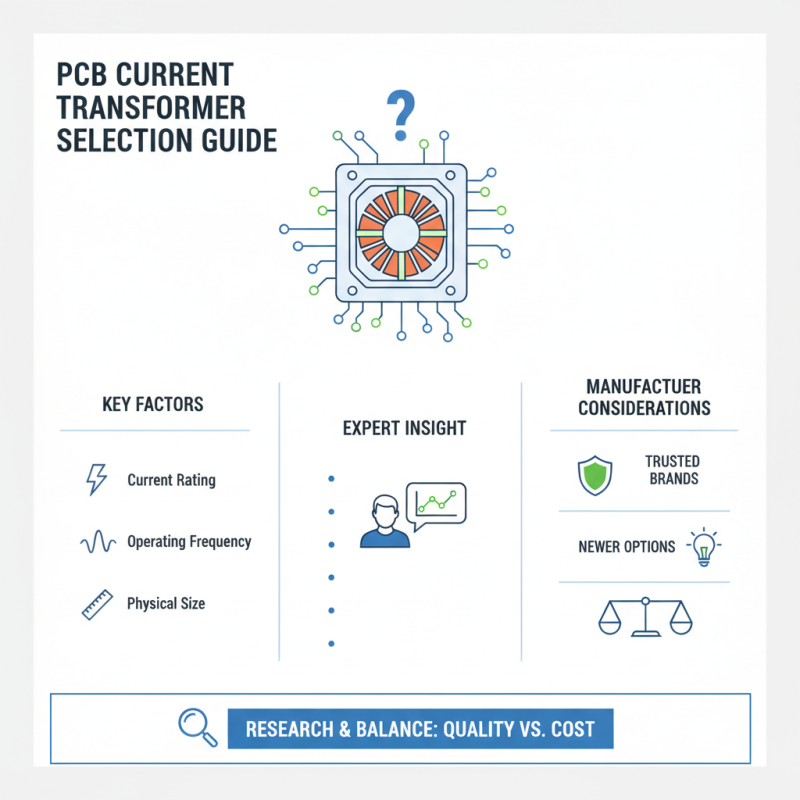 Top Tips for Choosing the Right Pcb Current Transformer?