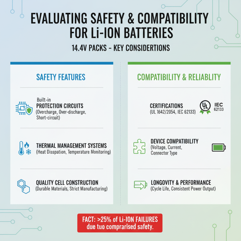 How to Choose the Best 14.4v Lithium Ion Battery Pack?