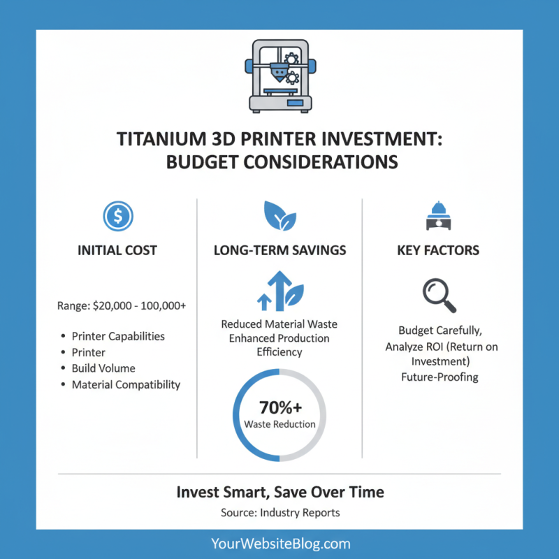 How to Choose the Best Titanium 3D Printer for Your Projects?