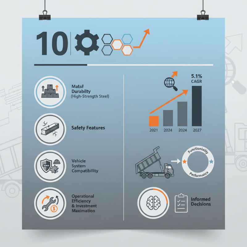 Top 10 Dump Bed Cylinder Features Buyers Must Know?