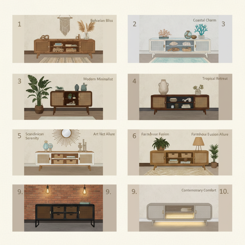 Top 10 Rattan TV Console Table Designs for Stylish Living Spaces?