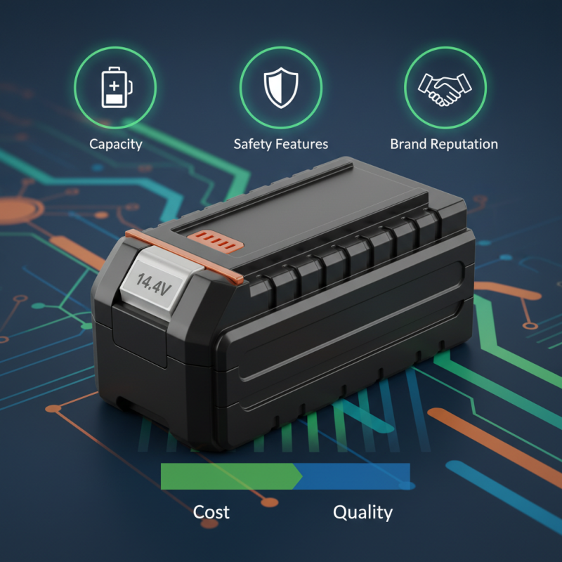 How to Choose the Best 14.4v Lithium Ion Battery Pack?