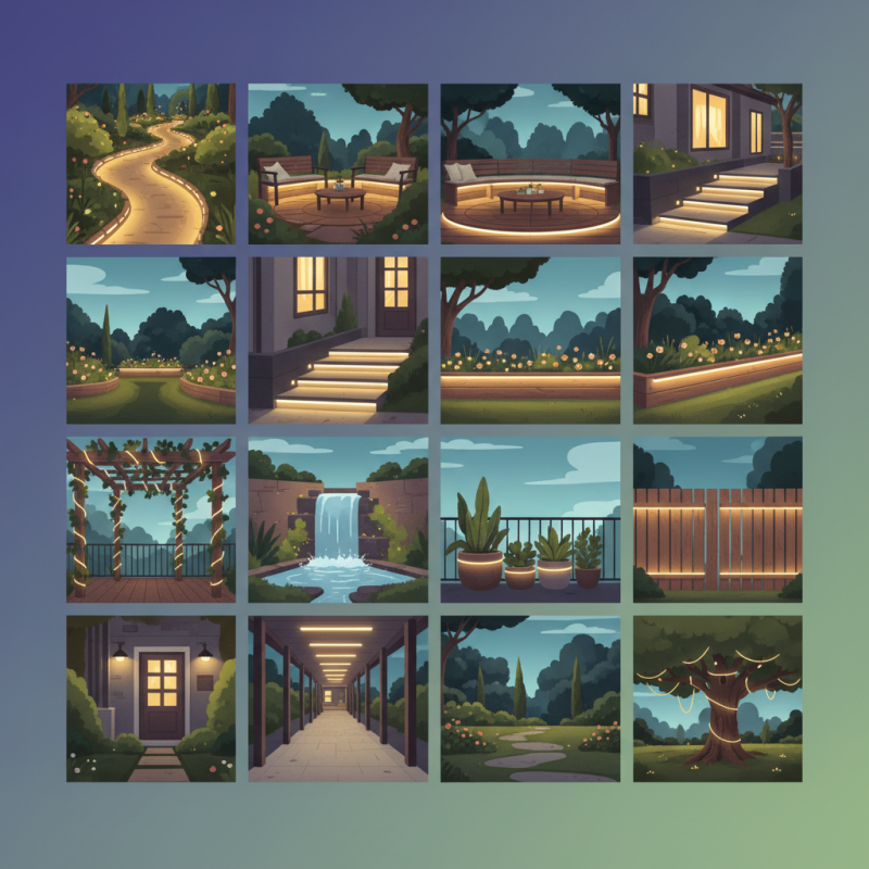 Top 10 Outdoor Strip Lighting Options for Your Garden?