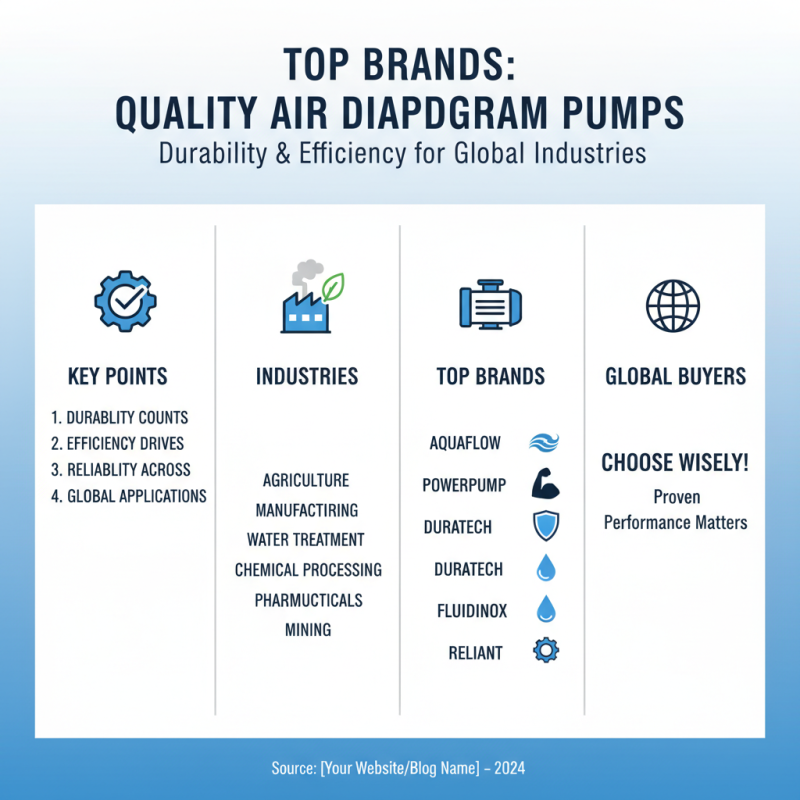 Discover the Best Air Diaphragm Pumps for Global Buyers?