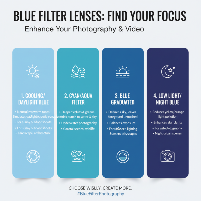 Best Blue Filter Lens for Photography and Video Shooting?