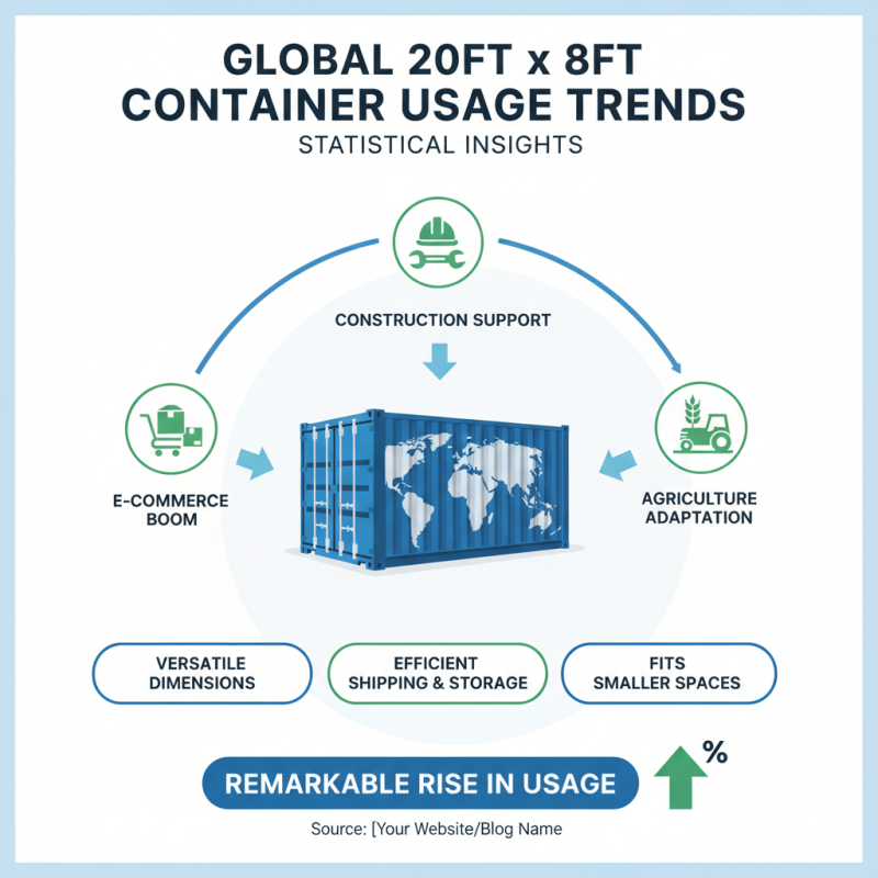 What is a 20ft x 8ft container and why is it popular?