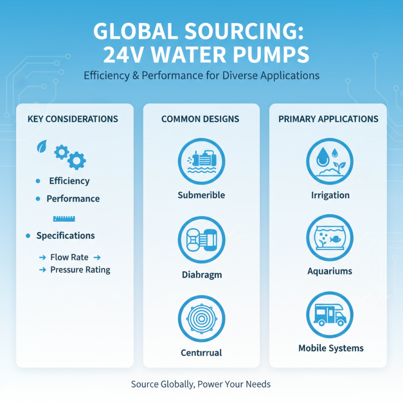 Best 24V Water Pump Options for Efficient Global Sourcing?