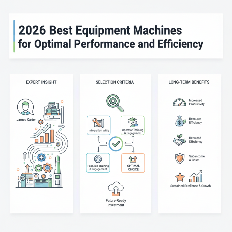 2026 Best Equipment Machines for Optimal Performance and Efficiency?