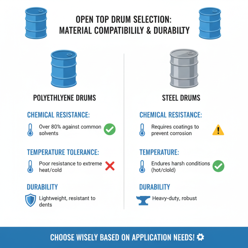 How to Choose the Right Open Top Drums for Your Needs?
