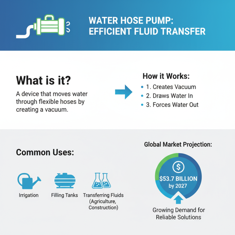 What is a Water Hose Pump and How Does It Work?