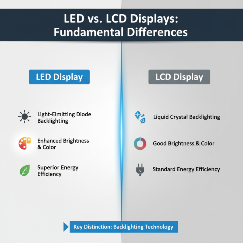 How to Choose Between LED and LCD Displays for Your Business?