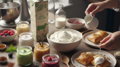2026 Top Trends in Milk Cream Products for Delicious Recipes?