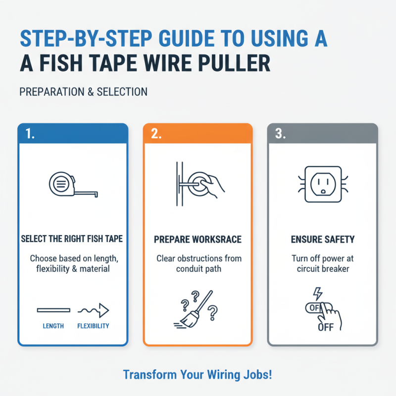 Essential Tips for Using a Fish Tape Wire Puller Effectively?