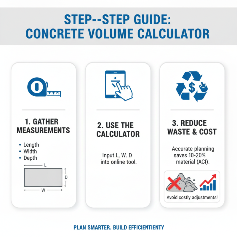 How to Use a Concrete Volume Calculator for Accurate Estimates?