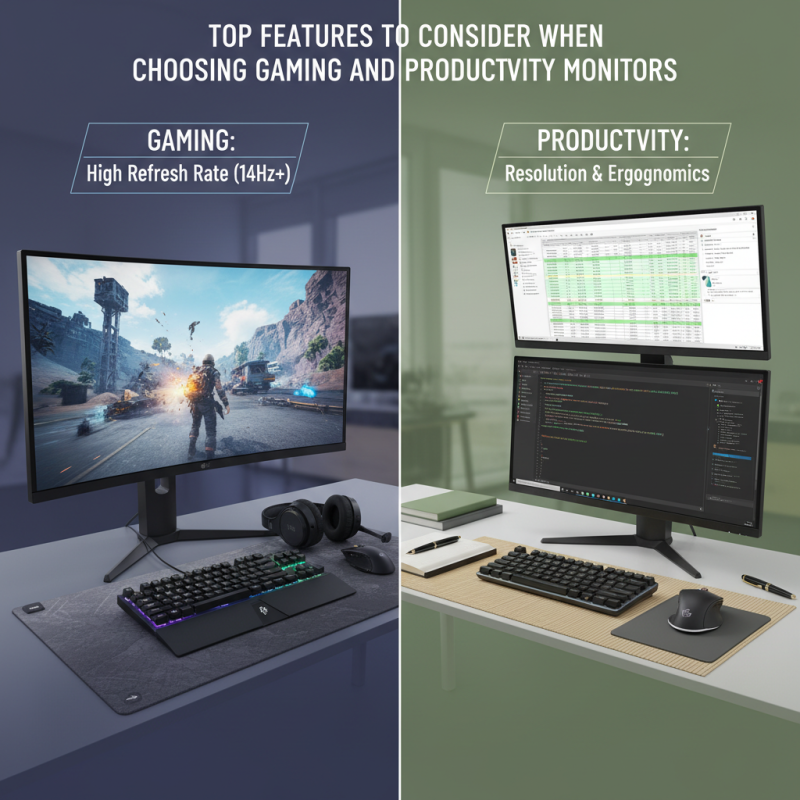 Top 10 Desktop Monitors for Gaming and Productivity in 2026?