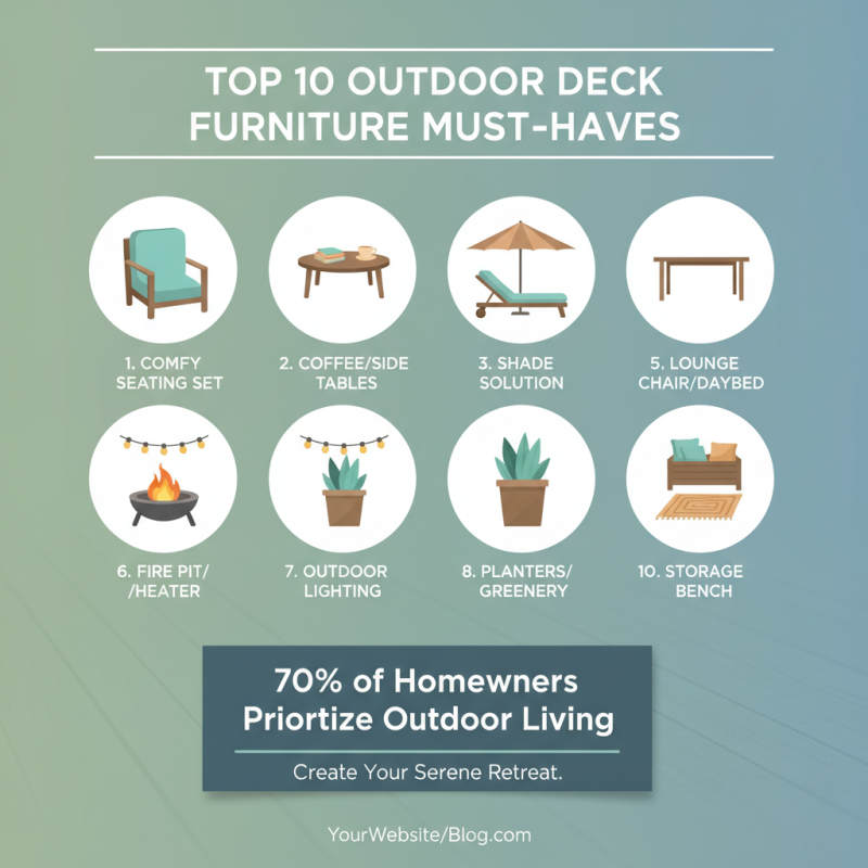Top 10 Outdoor Deck Furniture Must Have for Your Space?