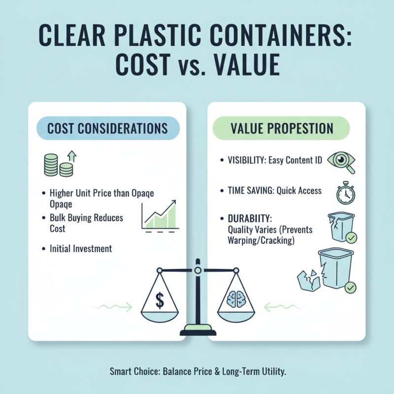 How to Choose the Best Clear Plastic Containers for Your Storage Needs?