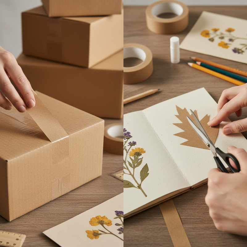 How to Use Kraft Tape for Effective Packaging and Crafting?
