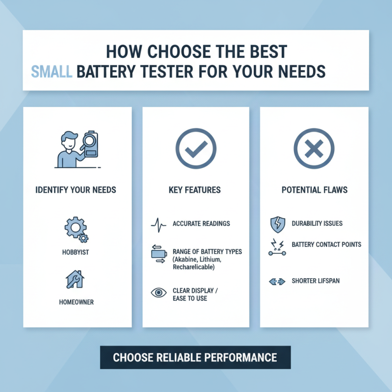 How to Choose the Best Small Battery Tester for Your Needs?