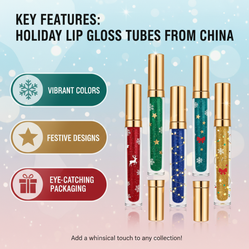 China Best Christmas Lip Gloss Tubes for Holiday Glamour and Shine?