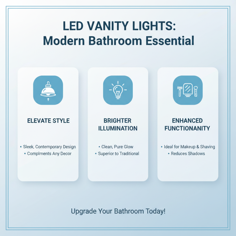 What is Led Vanity Light and How Does It Enhance Your Bathroom Style?