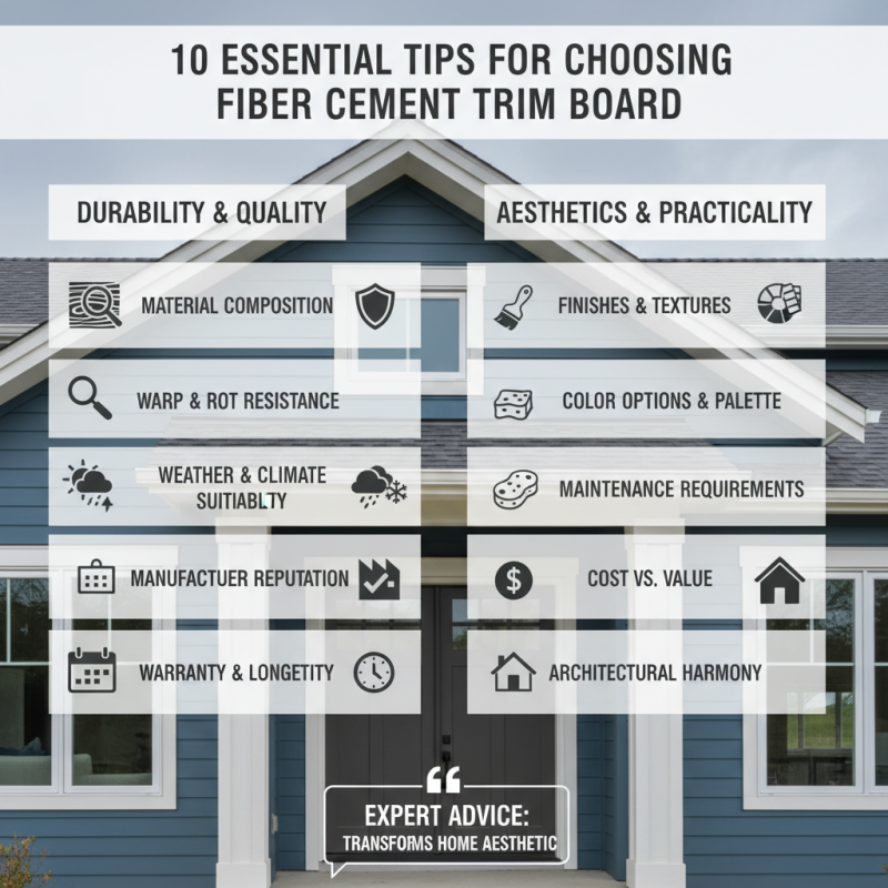 10 Essential Tips for Choosing Fiber Cement Trim Board