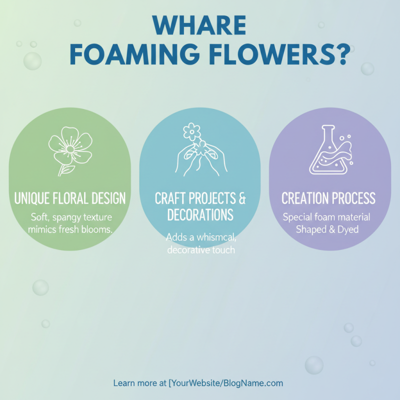 What are Foaming Flowers and How to Source Them?