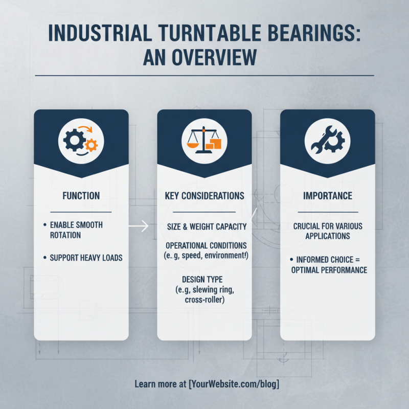 Best Industrial Turntable Bearing Solutions for Your Needs?