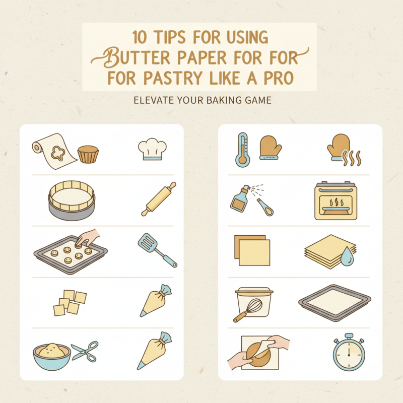 10 Tips for Using Butter Paper for Pastry Like a Pro