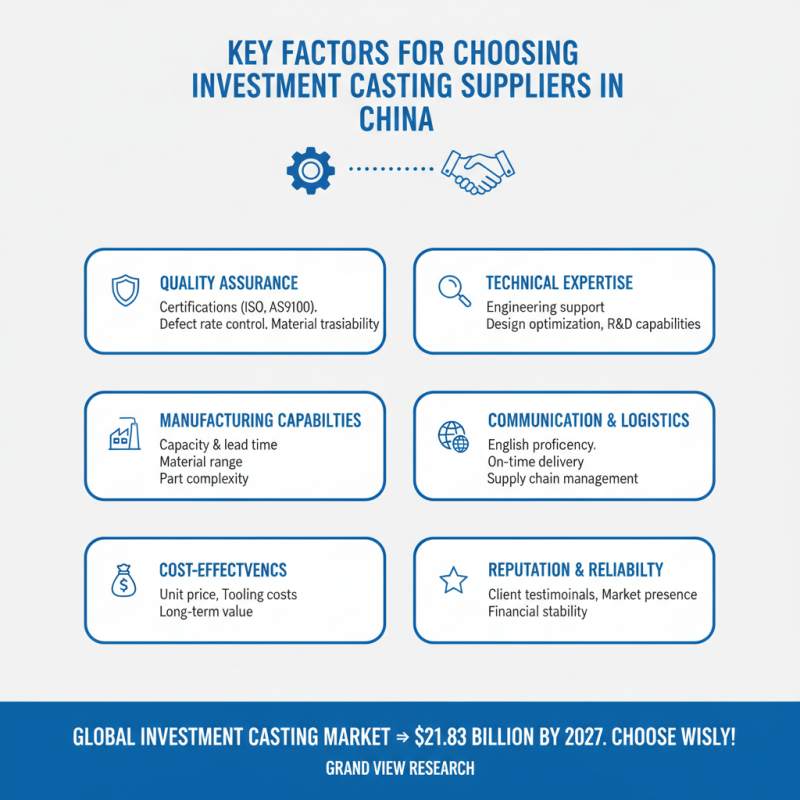 China Top Investment Casting Suppliers for Global Buyers?