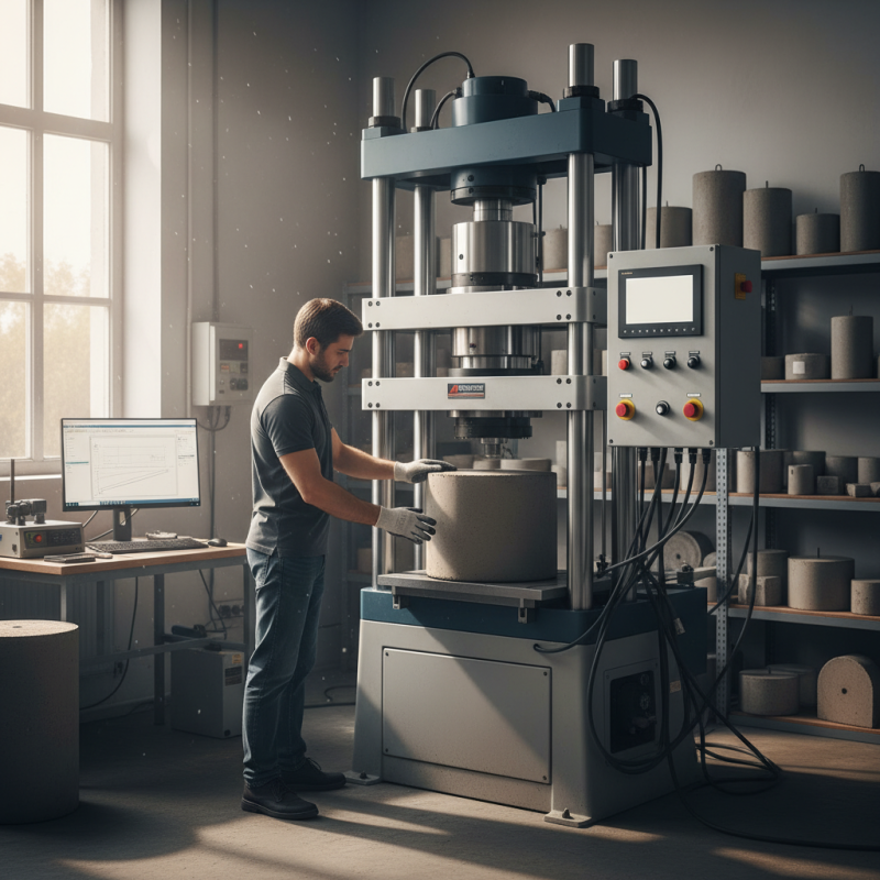 How to Use a Concrete Compression Machine Effectively?