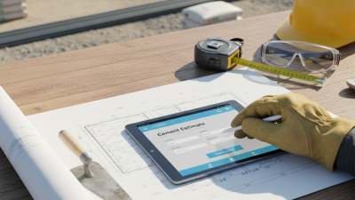 How to Use a Cement Estimate Calculator for Your Projects?