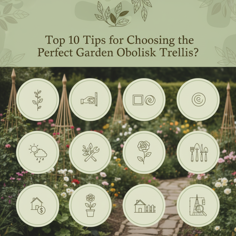 Top 10 Tips for Choosing the Perfect Garden Obelisk Trellis?