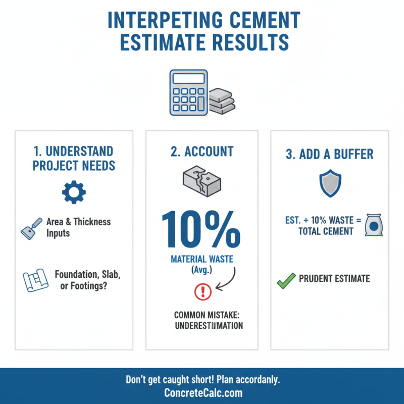 How to Use a Cement Estimate Calculator for Your Projects?