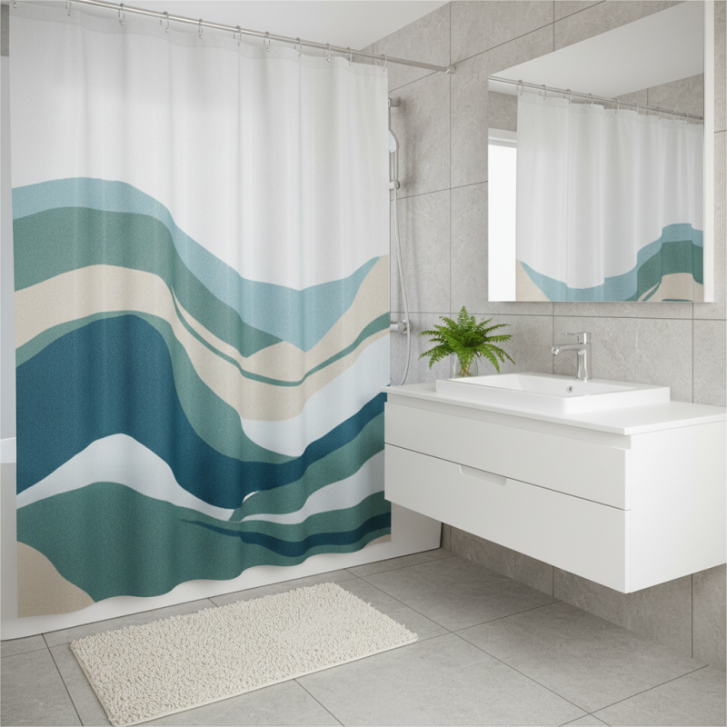 China Top Shower Curtain PVC Options for Your Bathroom Decor Choices?