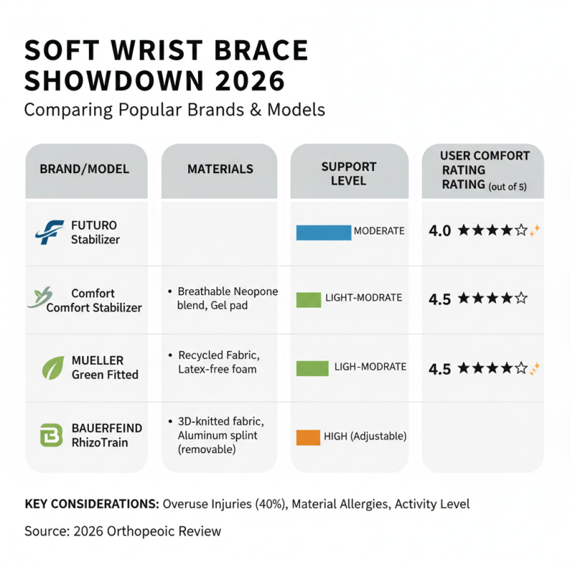 Top Soft Wrist Brace Choices for 2026 Buyers Guide?