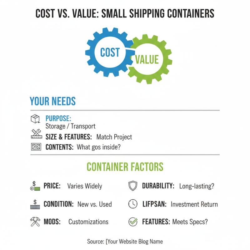 How to Choose the Right Small Shipping Containers for Your Needs?