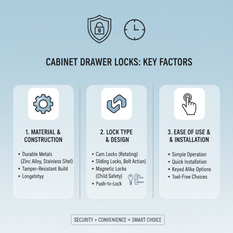 What is Cabinet Drawer Locks and How to Choose the Best?