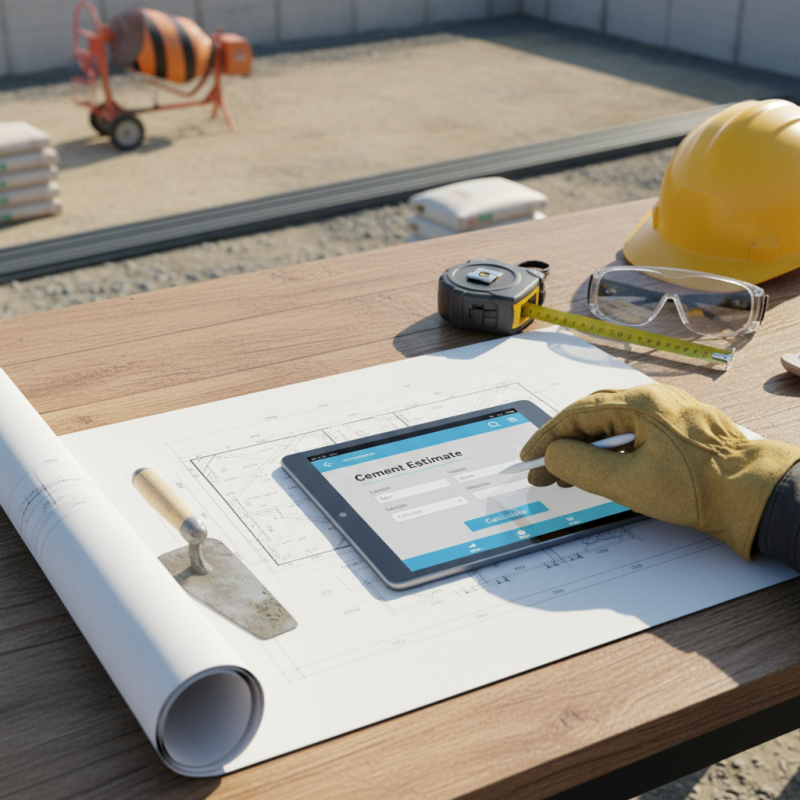 How to Use a Cement Estimate Calculator for Your Projects?