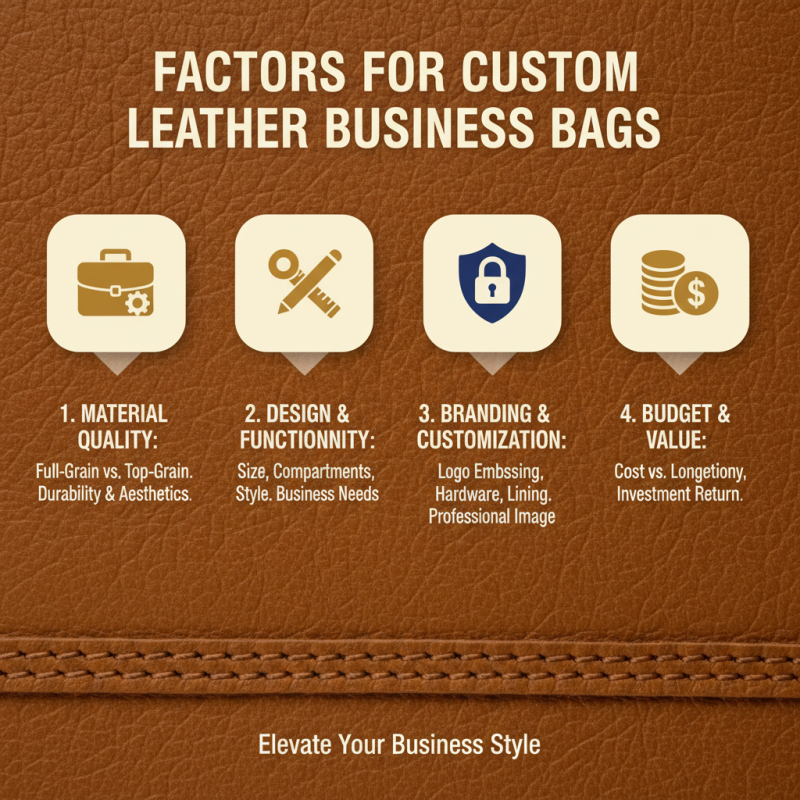 Why Choose Custom Leather Bags for Your Business Needs?
